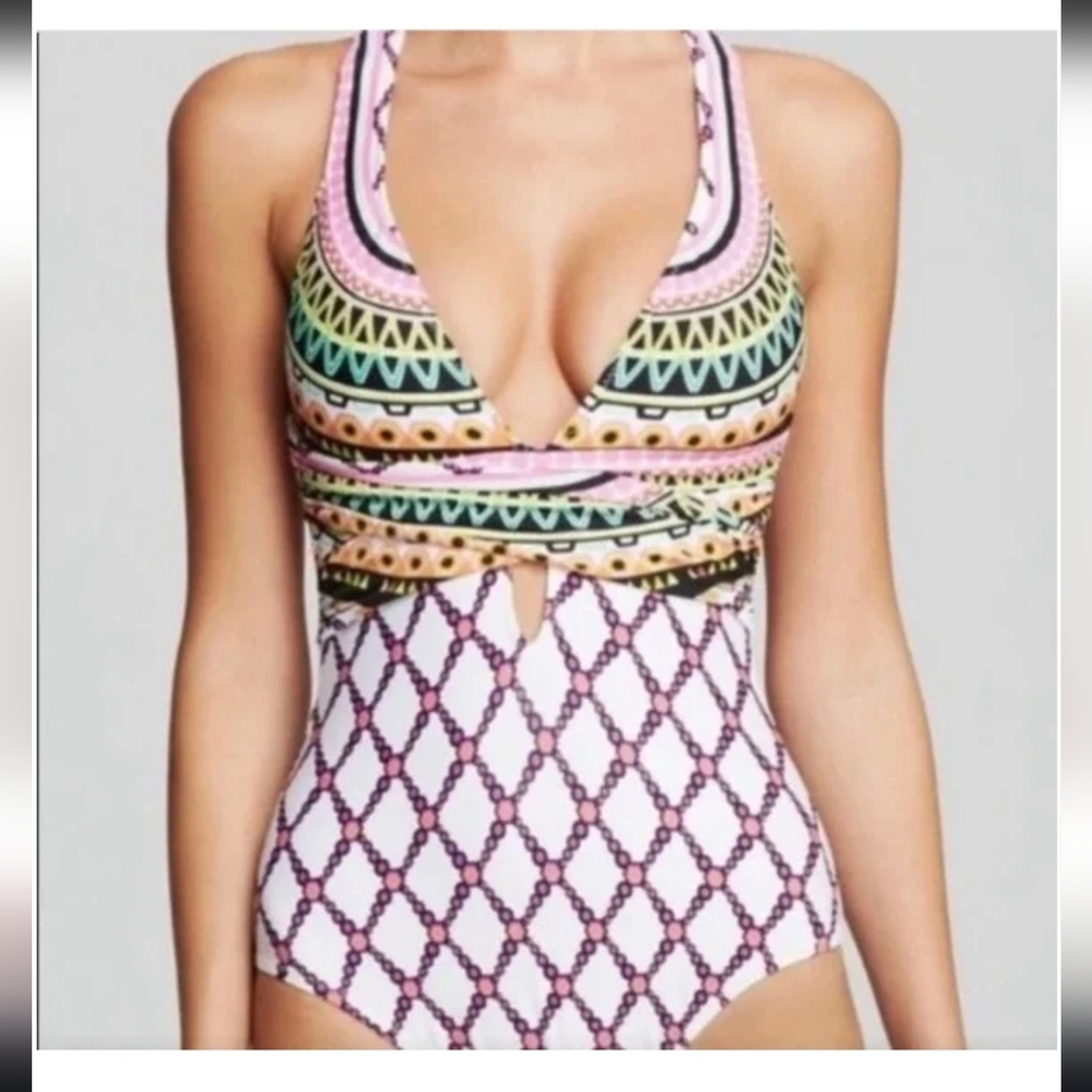 Trina Turk Kon Tiki One Piece Bathingsuit - Picture 6 of 6